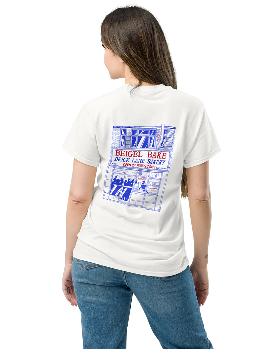 Beigel Bake Classic White T-Shirt - Image 7